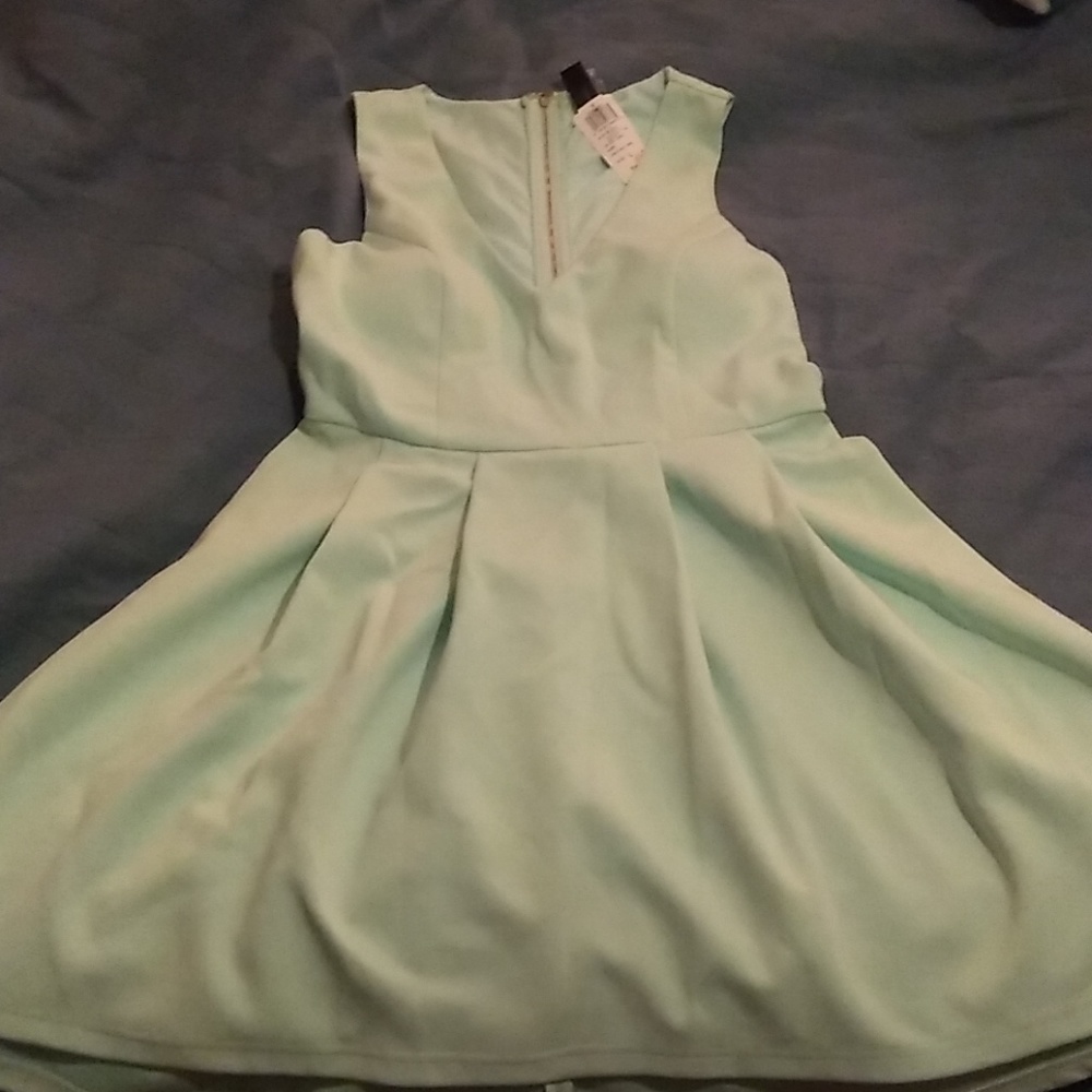 Mint green Windsor skater dress